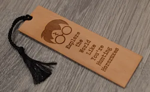 Hunting Horcruxes - Wood Bookmark