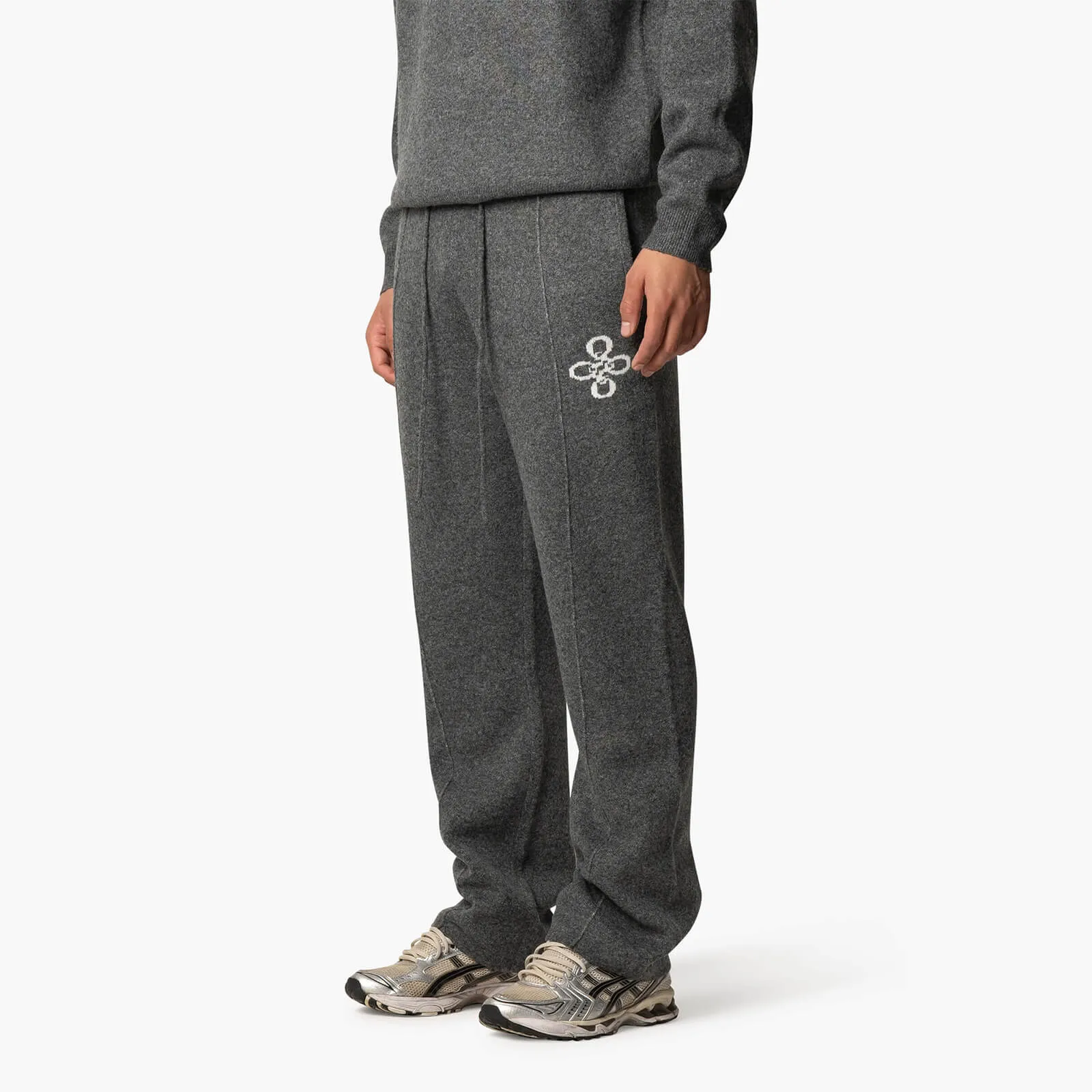 INSIGNIA KNITTED SET | DARK GREY MELEE