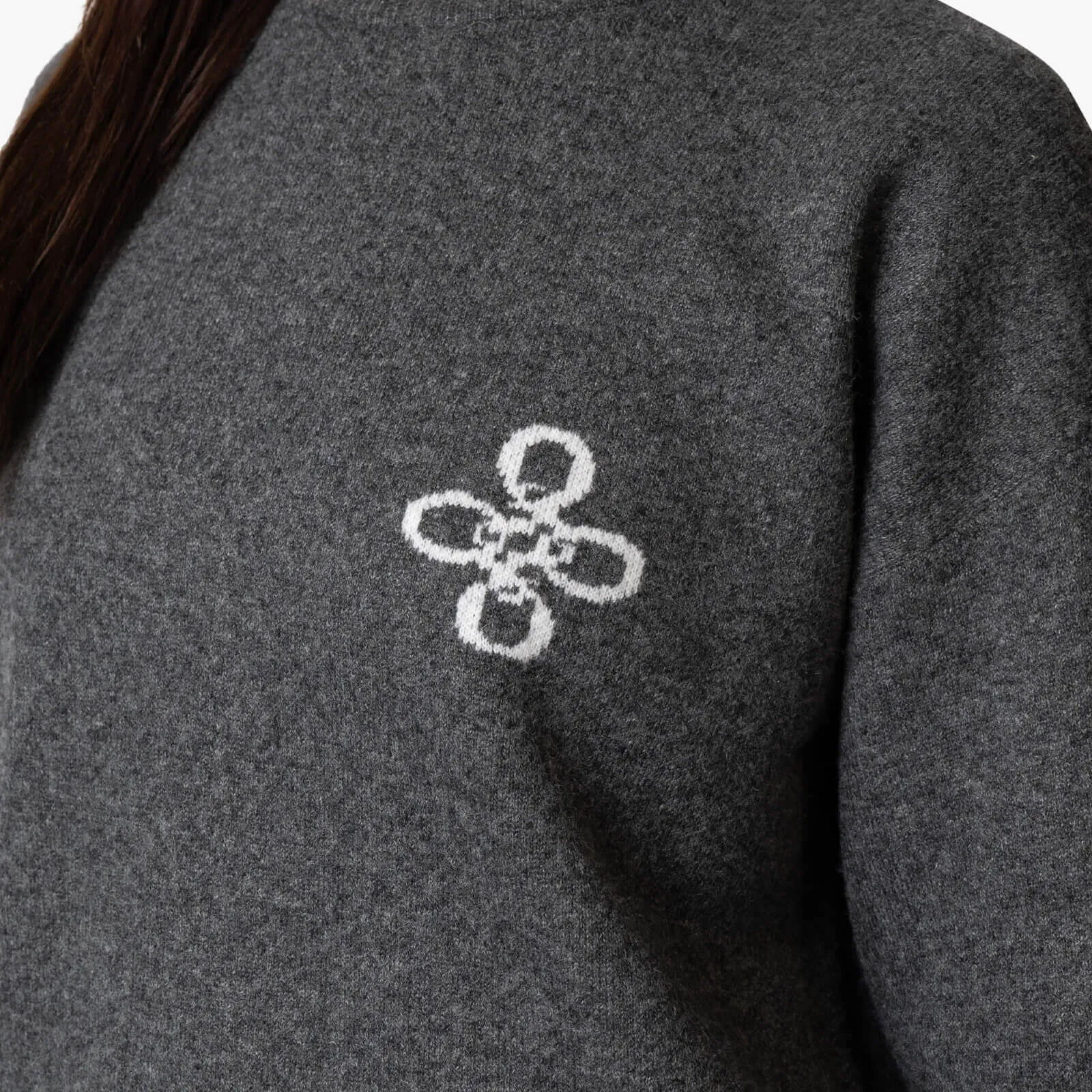INSIGNIA KNITTED SET | DARK GREY MELEE