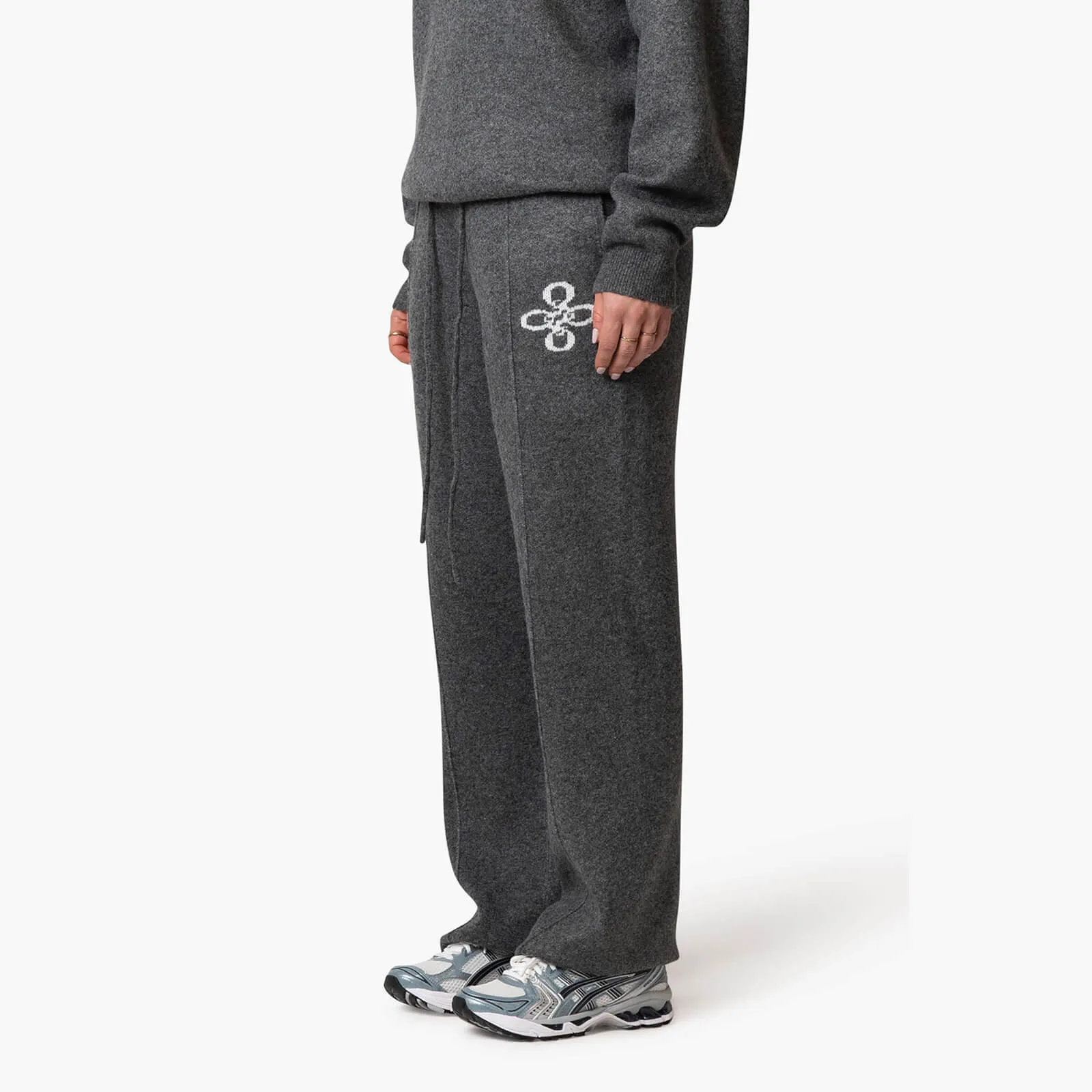 INSIGNIA KNITTED SET | DARK GREY MELEE