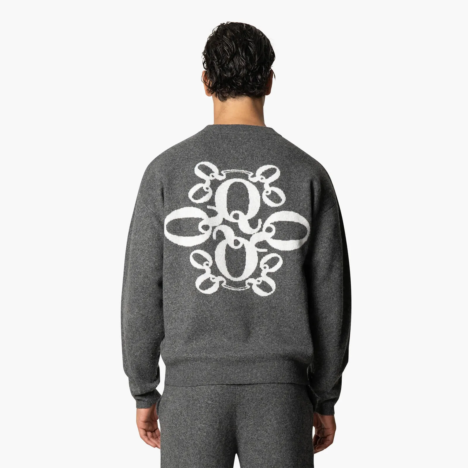 INSIGNIA KNITTED SET | DARK GREY MELEE