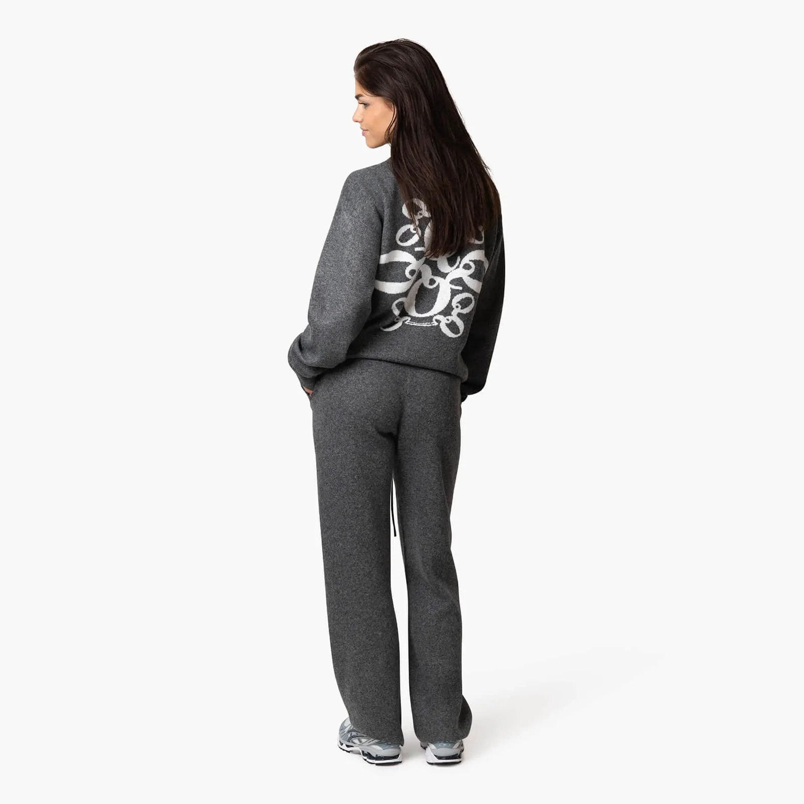 INSIGNIA KNITTED SET | DARK GREY MELEE