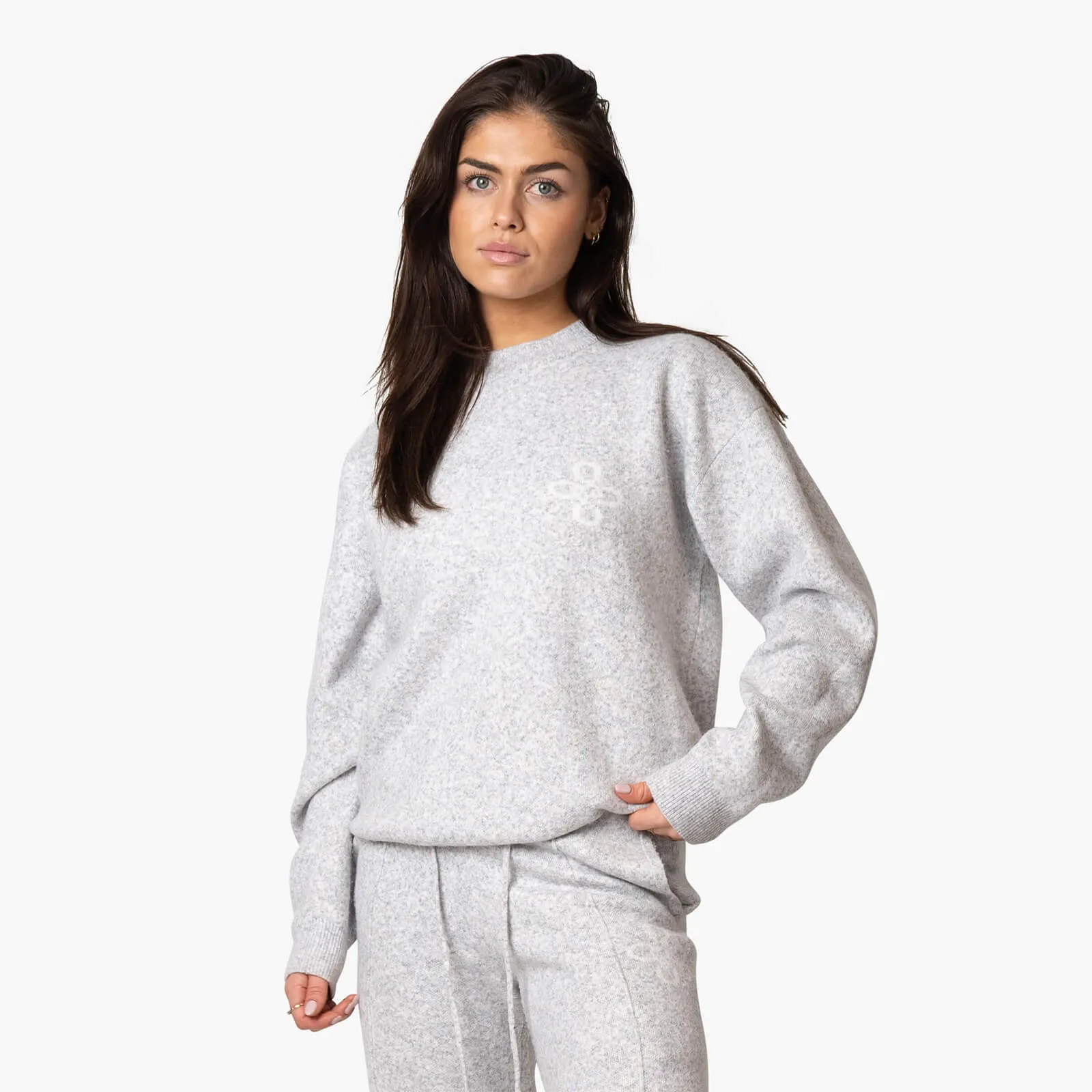 INSIGNIA KNITTED SET | GREY MELEE