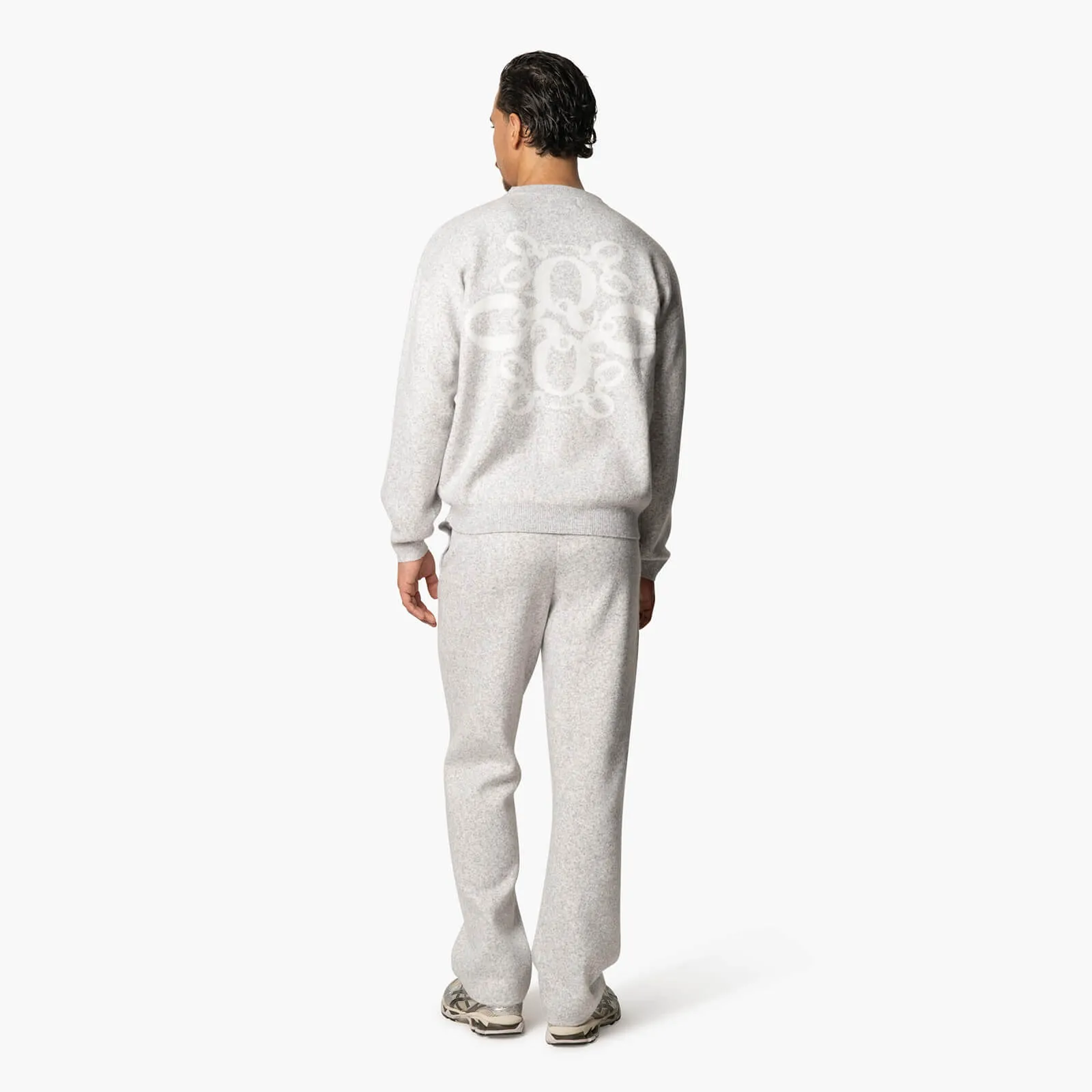 INSIGNIA KNITTED SET | GREY MELEE