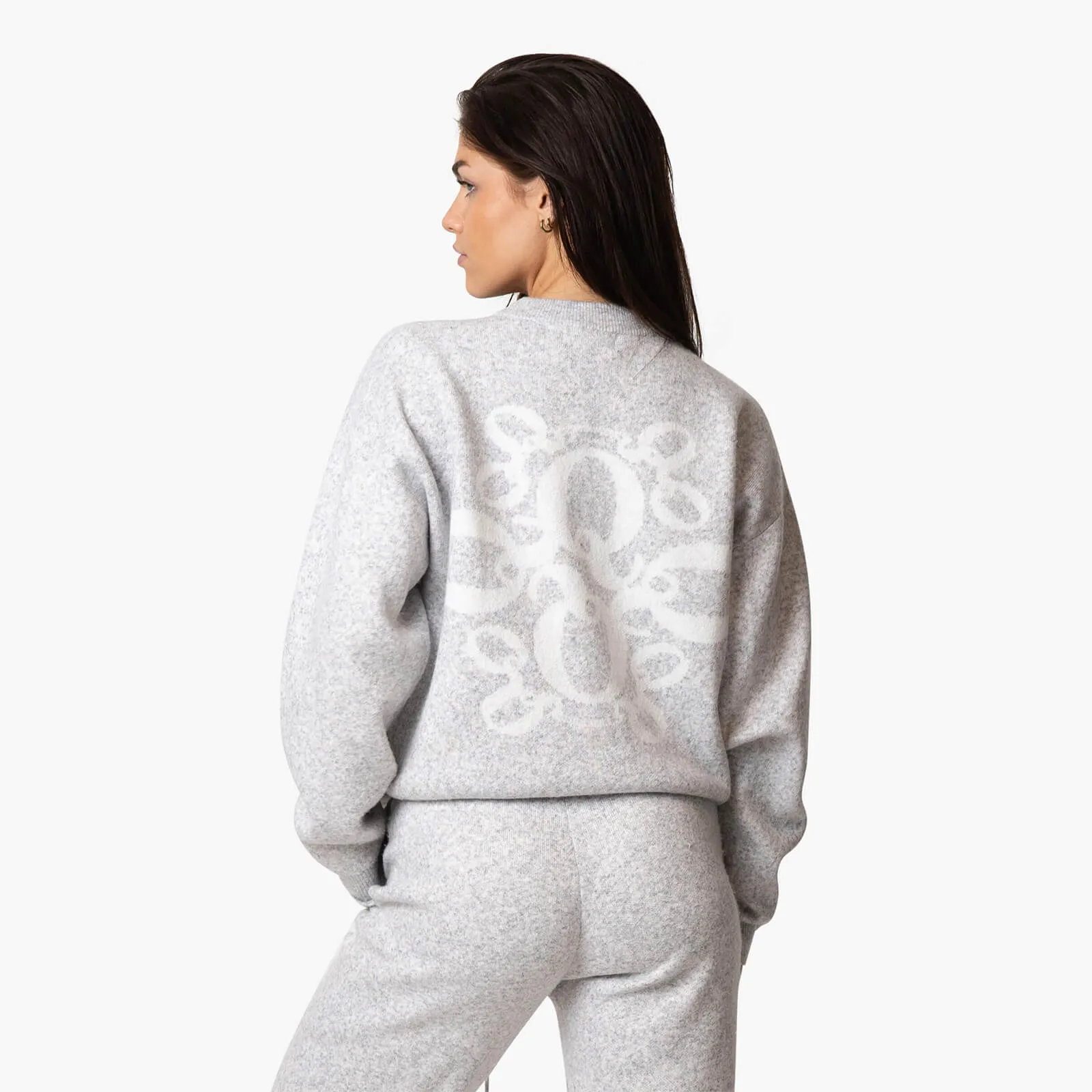 INSIGNIA KNITTED SET | GREY MELEE