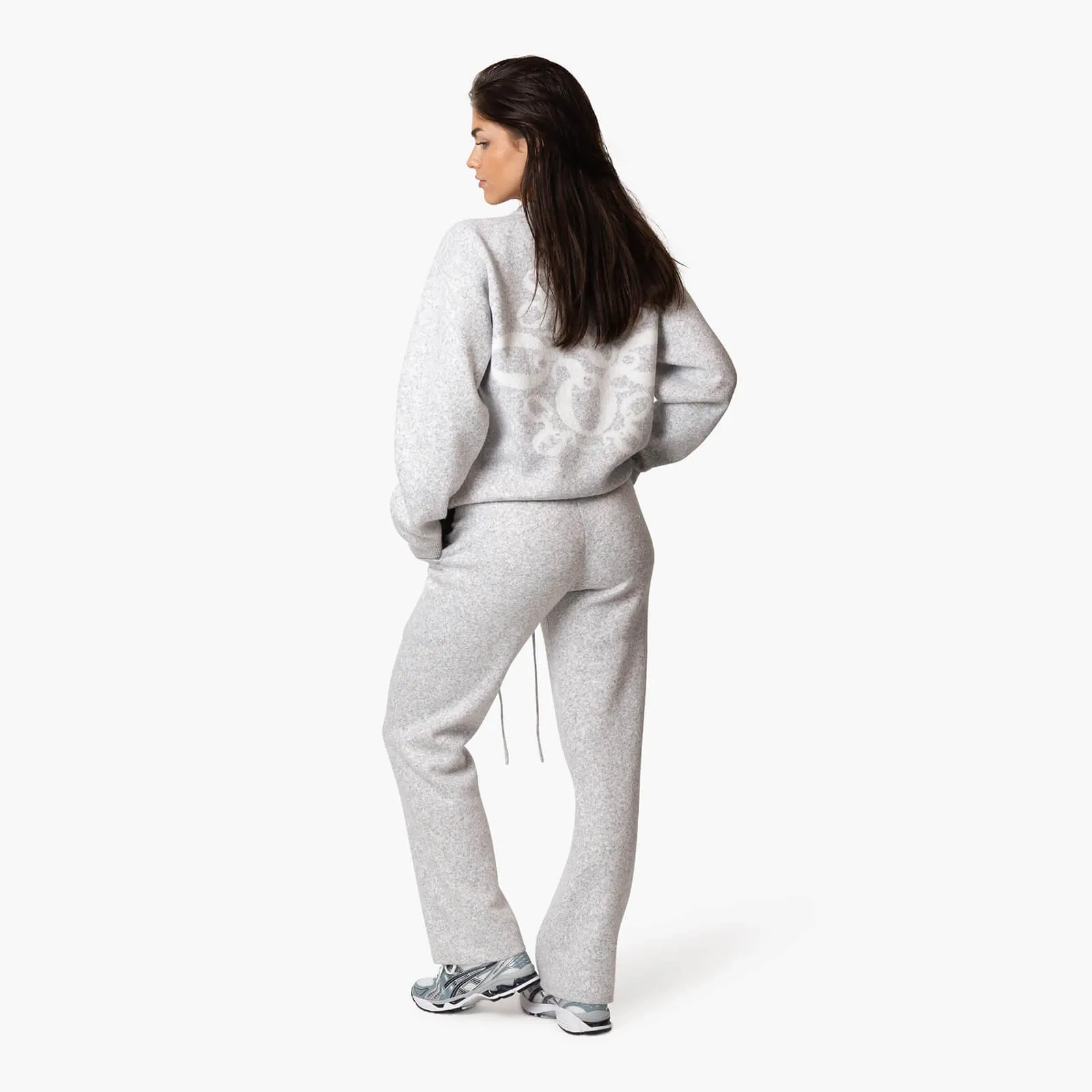INSIGNIA KNITTED SET | GREY MELEE