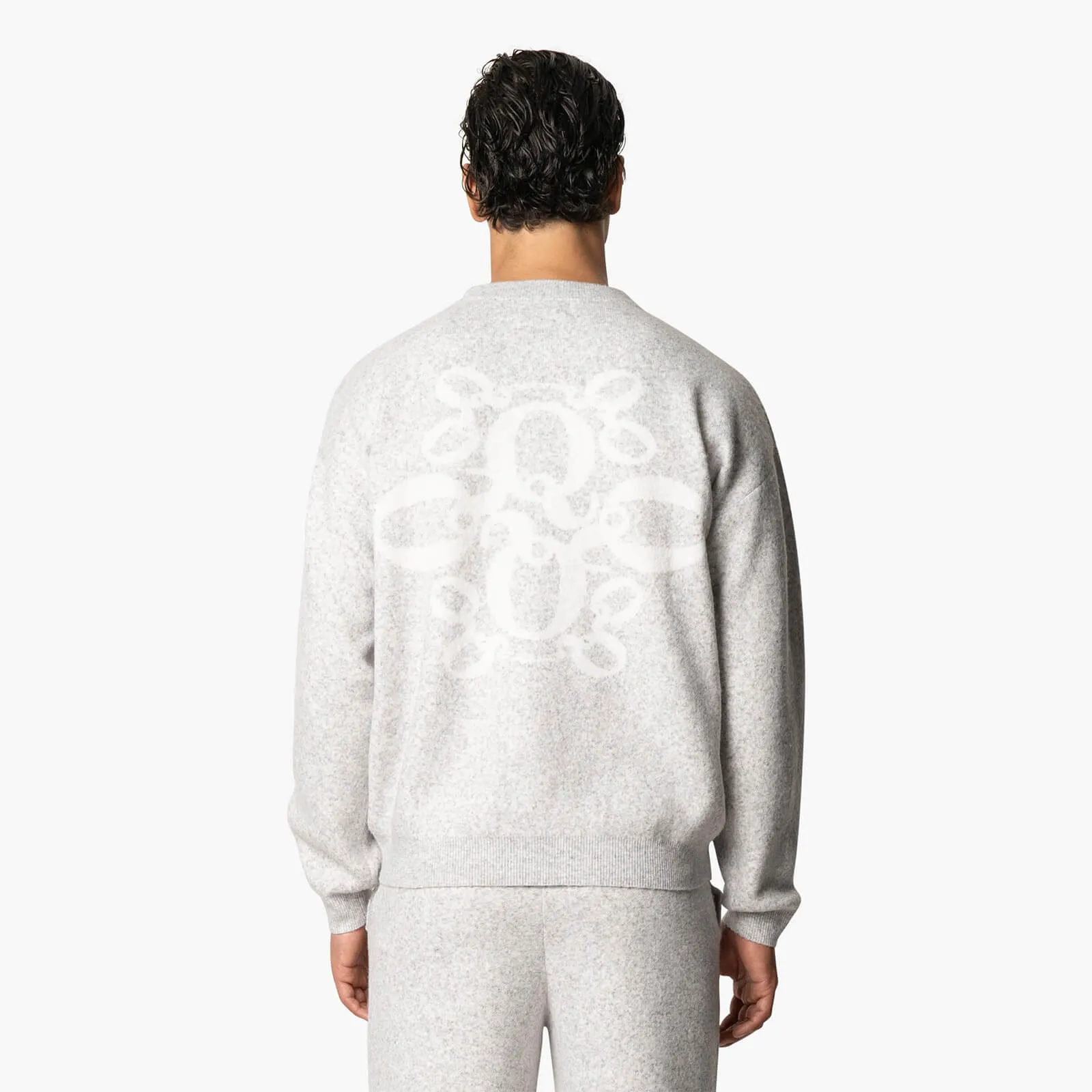 INSIGNIA KNITTED SET | GREY MELEE