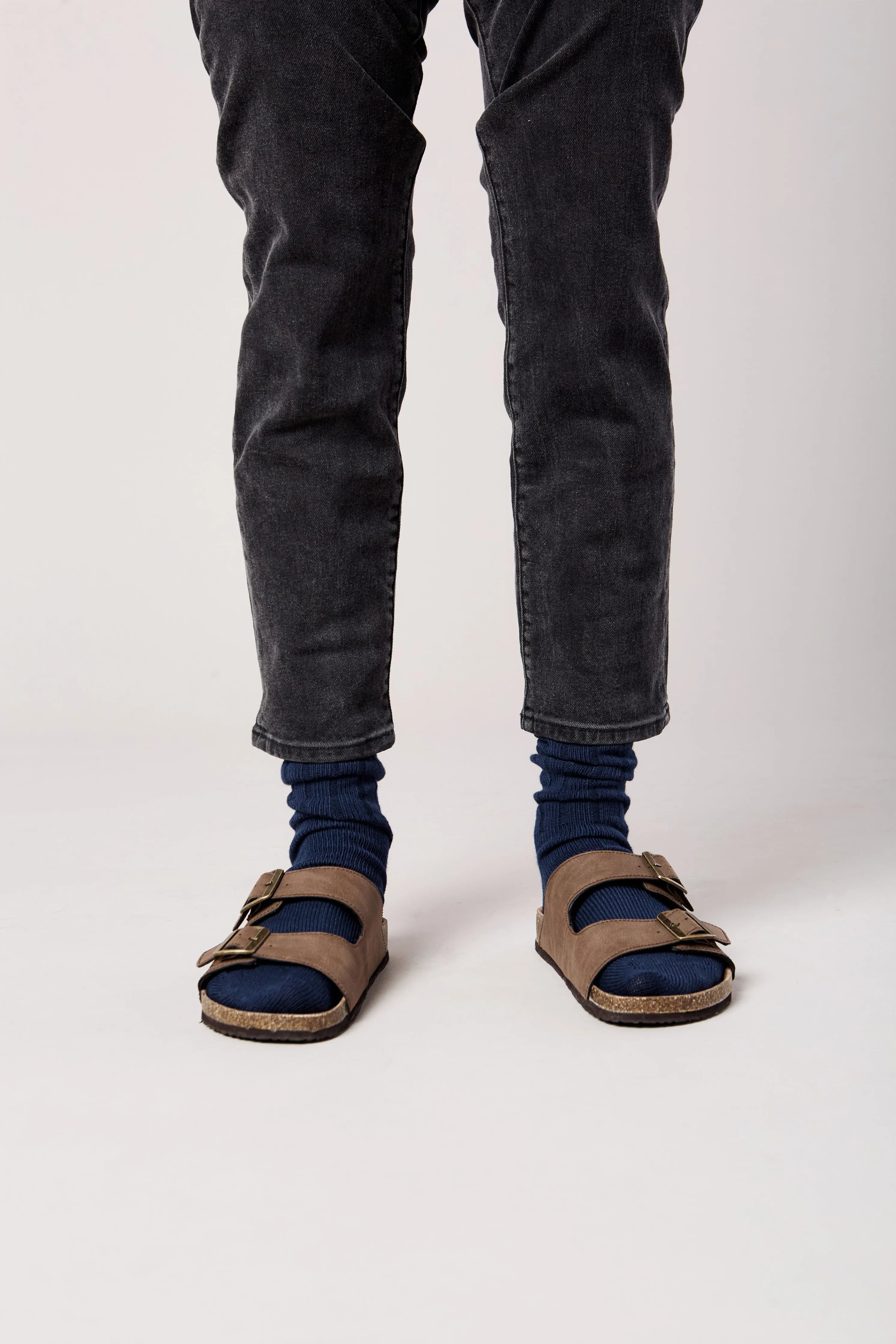 K.Bell Men's Classic Comfort Fit Ribbed Crew Sock