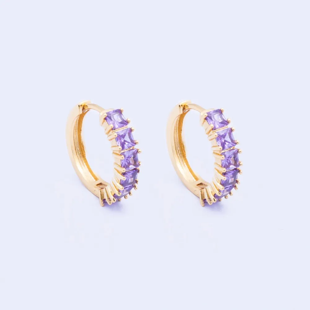 Knight & Day Classic Amethyst Hoops Q531ETR