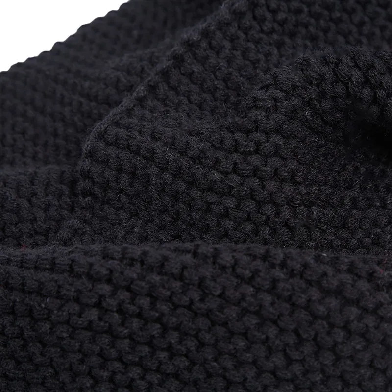 KNITTED BIB HAT