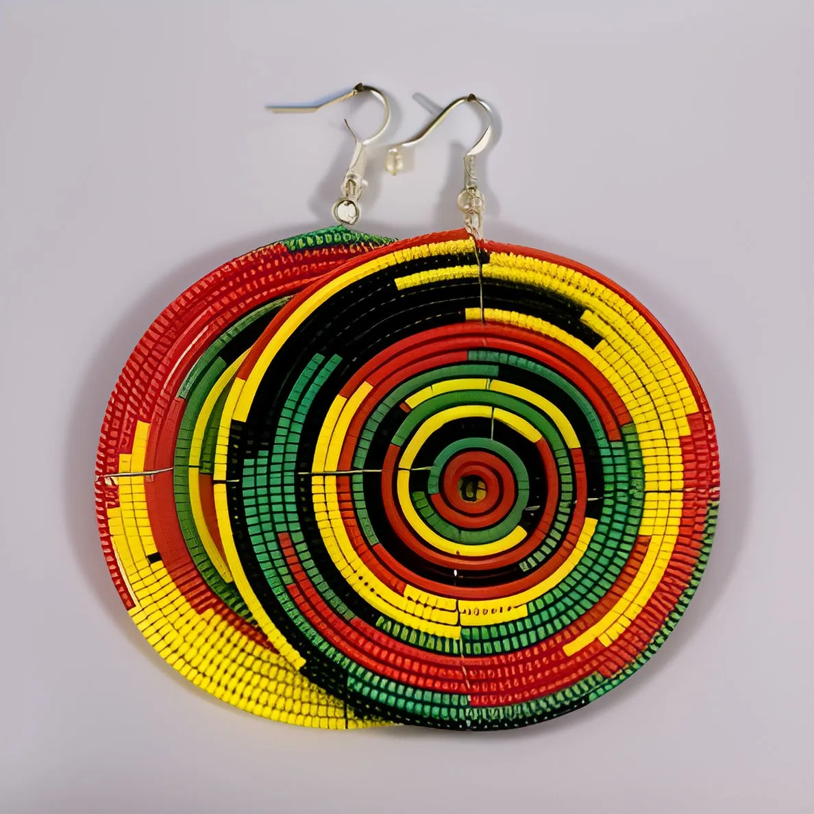 Large African Masai Earrings