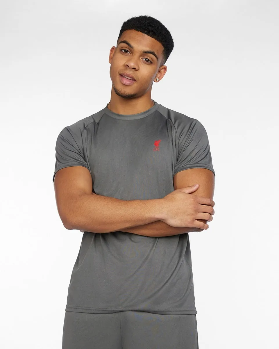LFC Mens Raglan Tee Charcoal