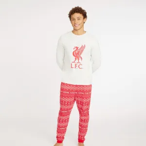 LFC Mens Red Liverbird Pyjamas