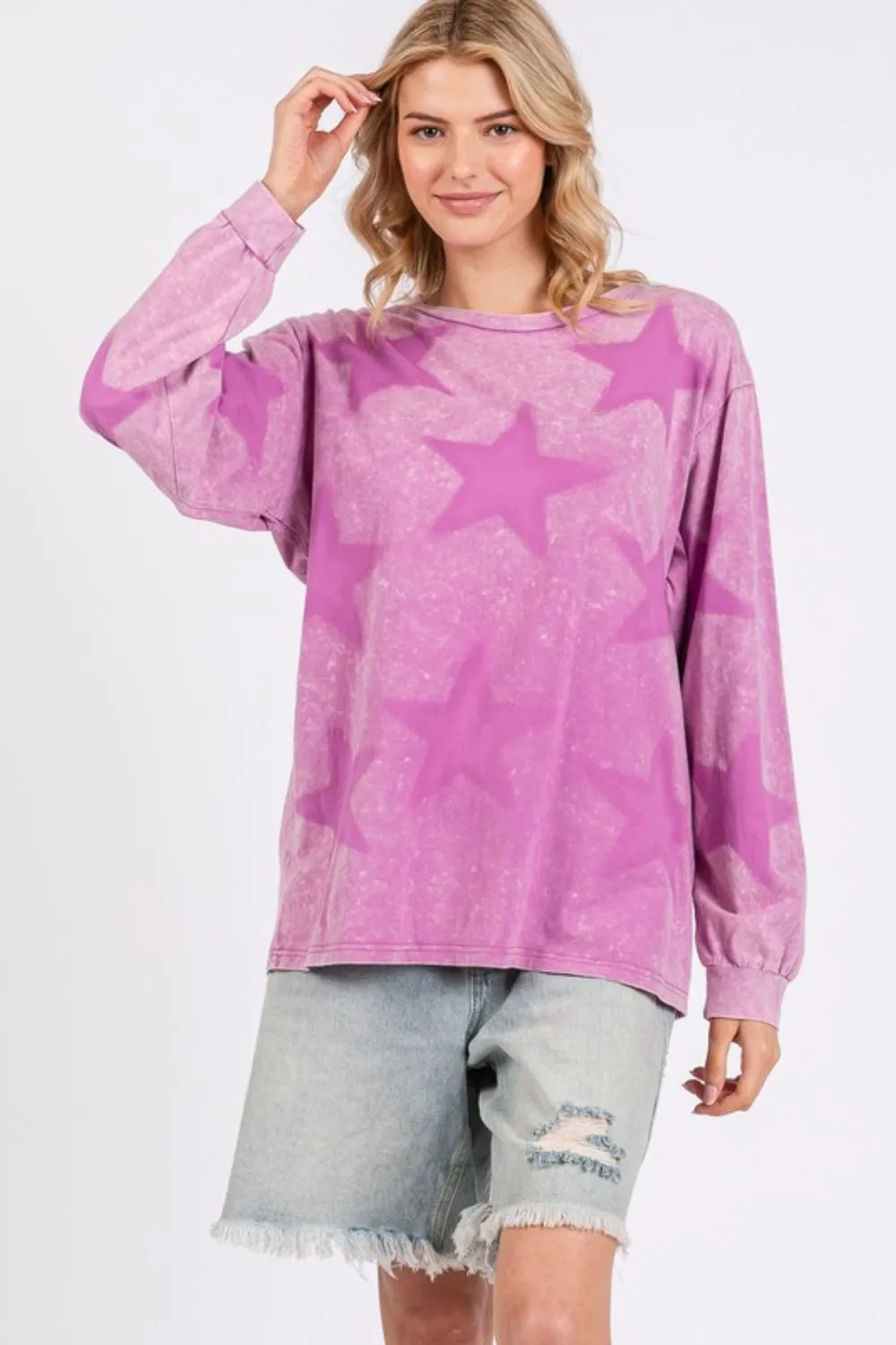 Looking For A Shooting Star Printed Top
