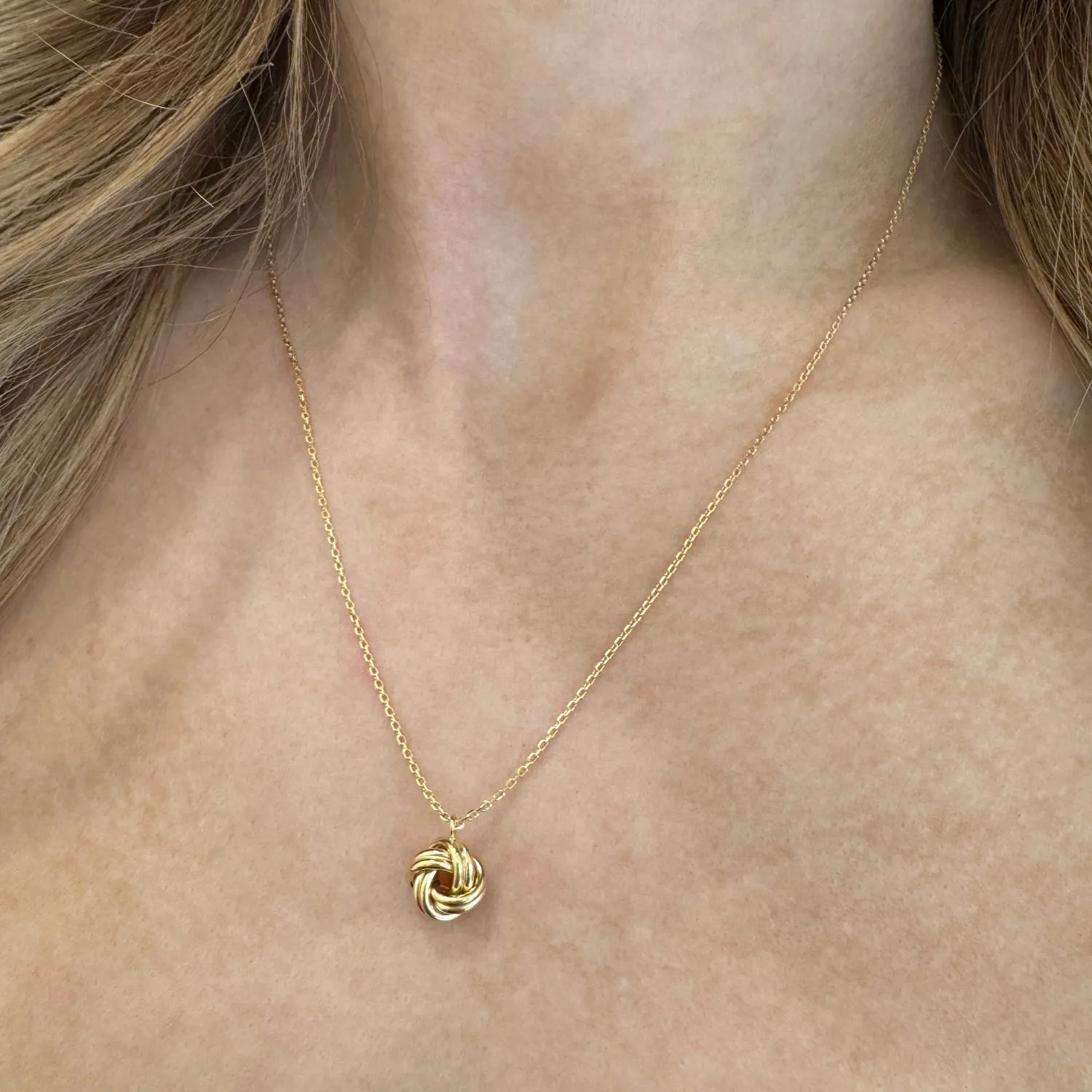 Love Knot Pendant Necklace