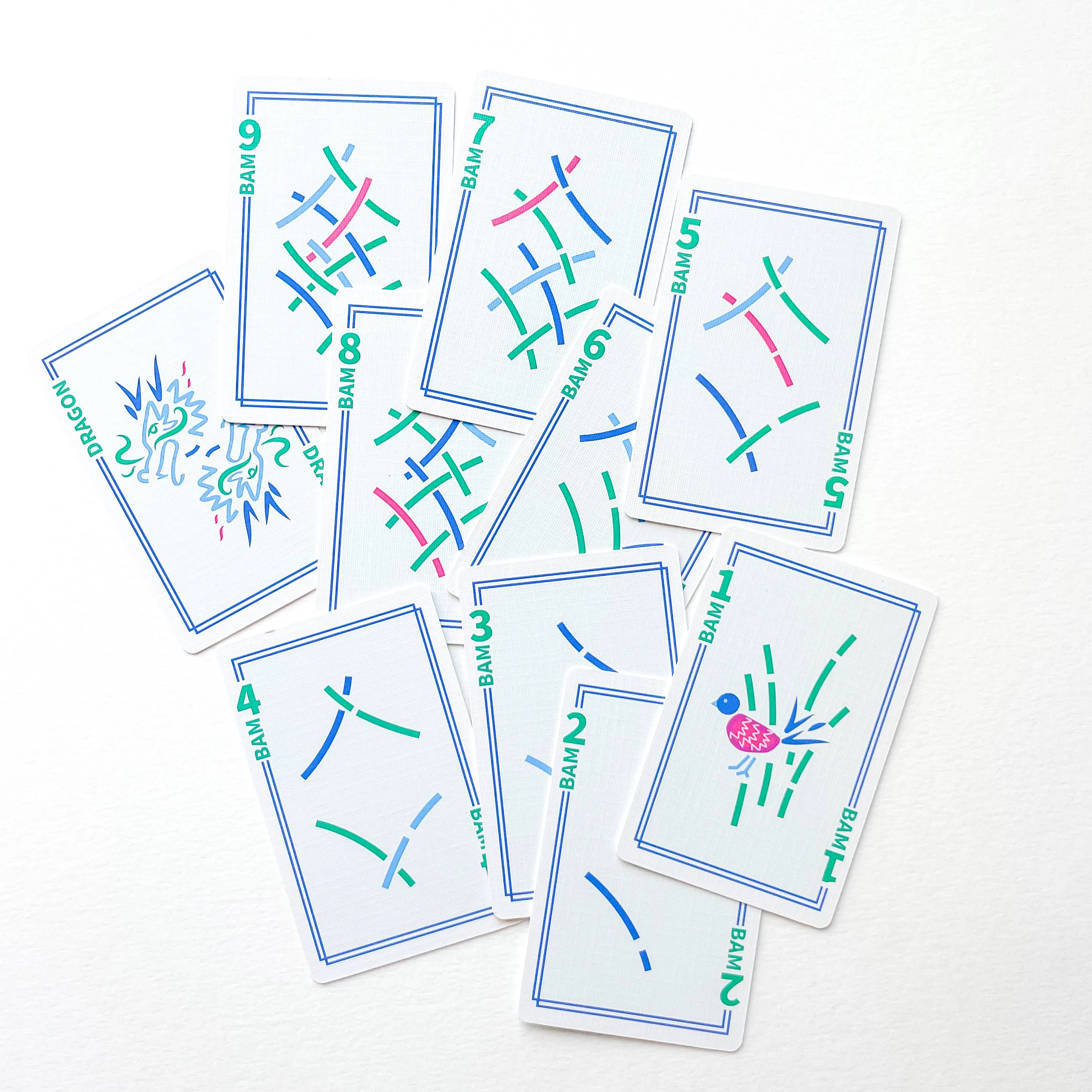 Mahjong - Modern Playing Card Deck