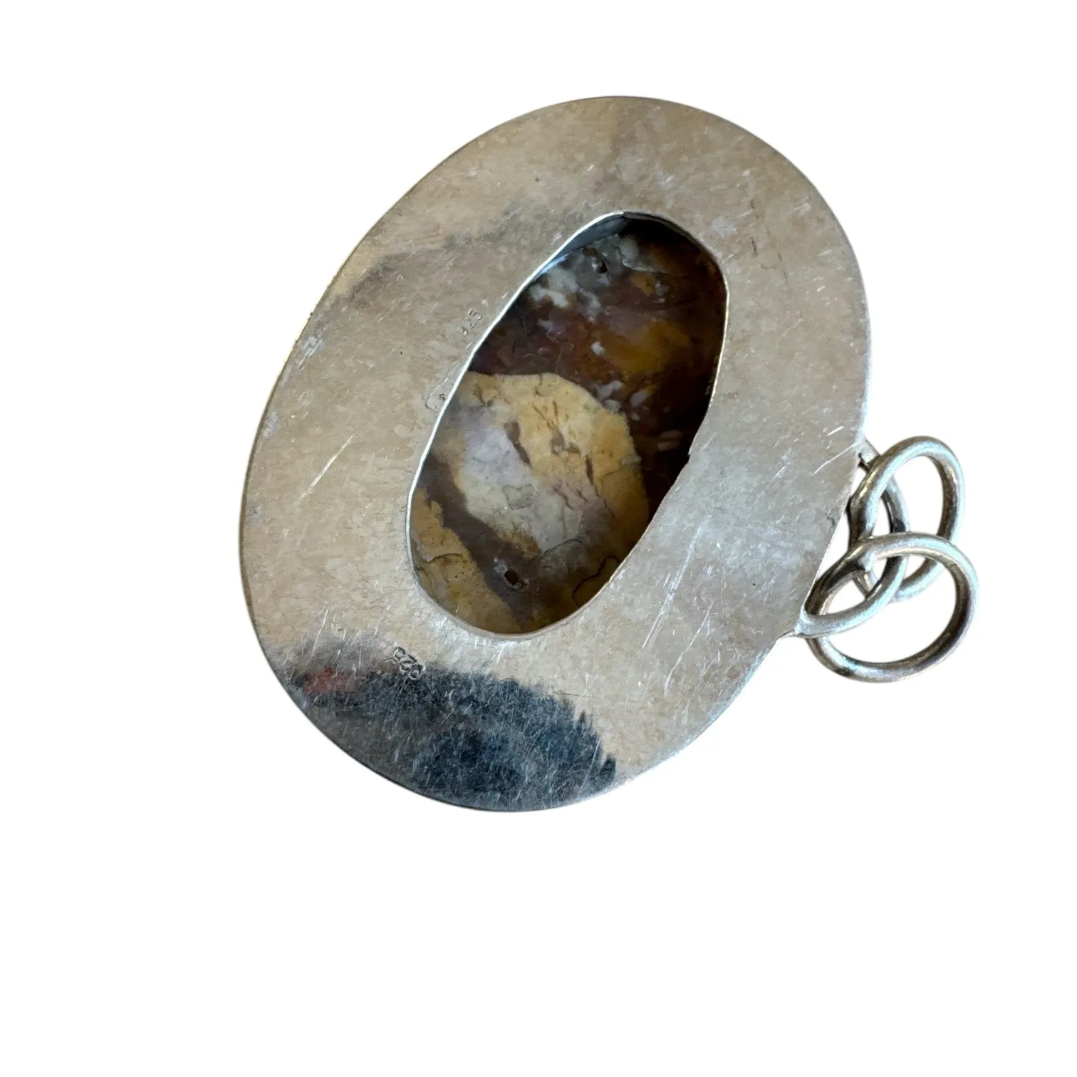 Maligano Jasper Solid 925 Sterling Silver Pendant