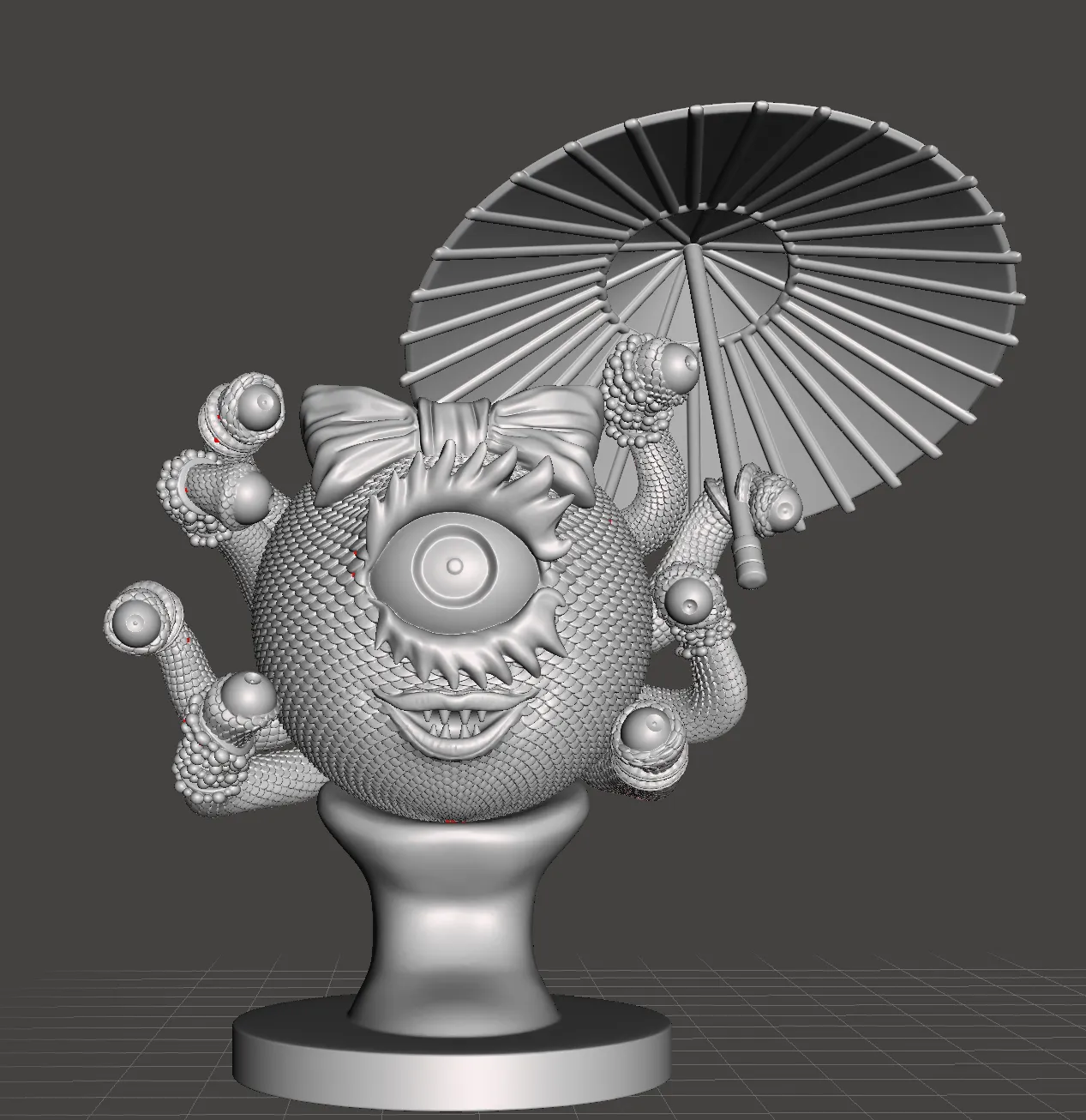 Margot The Orpheric Legends of Calindria 3D Printed Miniature Primed