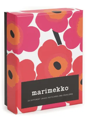 Marimekko Notes: 20 Different Unikko Notecards and Envelopes