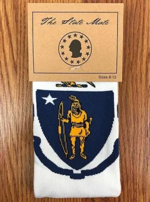 Massachusetts State Flag Socks