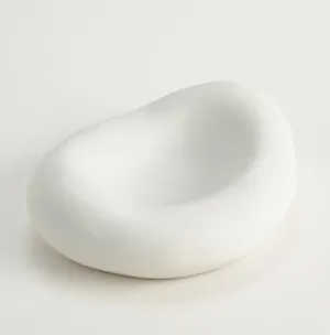 Matte White Balloon Bowl- Large
