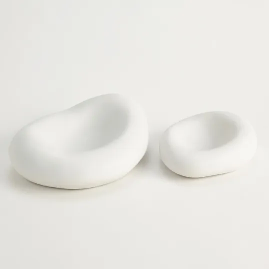 Matte White Balloon Bowl- Large