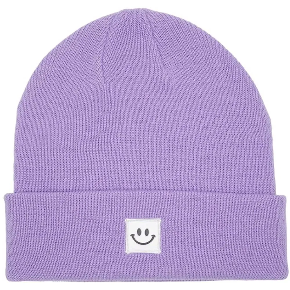 MaxNova Knit Beanie Hat with Smile Face for Men/Women | Multiple Colors
