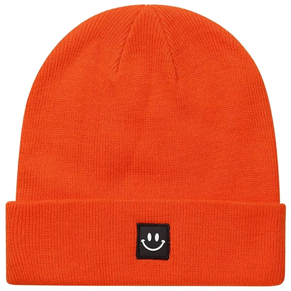 MaxNova Knit Beanie Hat with Smile Face for Men/Women | Multiple Colors