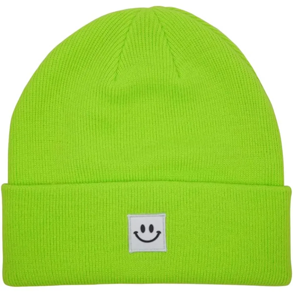 MaxNova Knit Beanie Hat with Smile Face for Men/Women | Multiple Colors