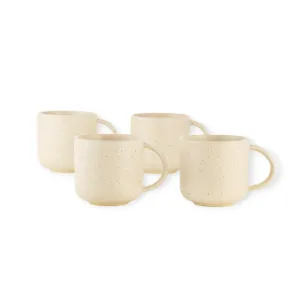 Maxwell & Williams Palette Mug Set of 4 Cream Speckle 360ml MS0069
