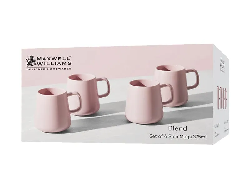 Maxwell & Williams Sala Mug Set of 4 Rose 375ml DI0423