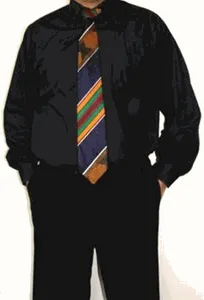 Men's African Tie! Kente Cloth! You can Matching Kufi Cap and kerchief available.