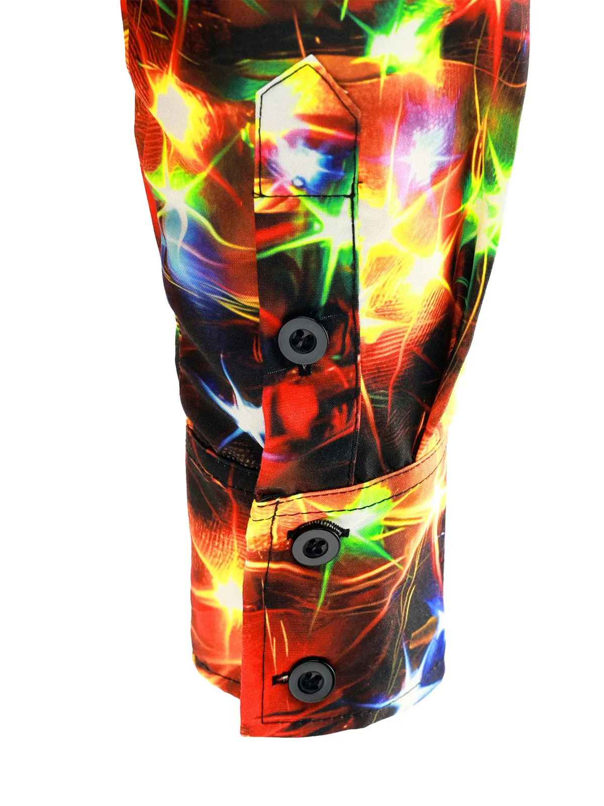 Men's Christmas New Year Party Holiday Button Down Long Sleeve Shirt