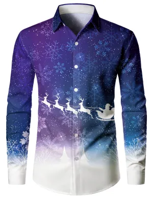 Men's Christmas Vacation Xmas Holiday Long Sleeve Shirt