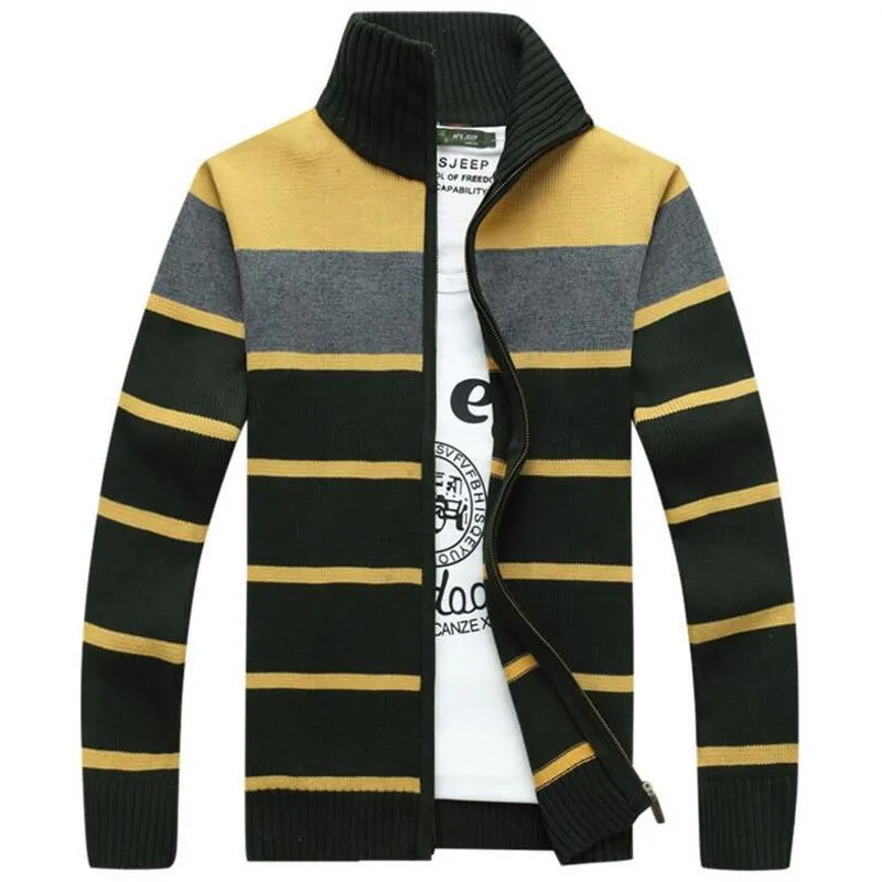 Men's Full Zip Up Sweater
