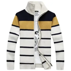 Men's Full Zip Up Sweater