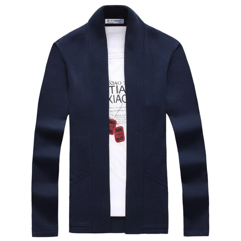 Men's Henry Collar Cardigan