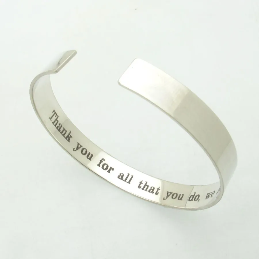 Men's Personalized Bracelet - Fathers day gift