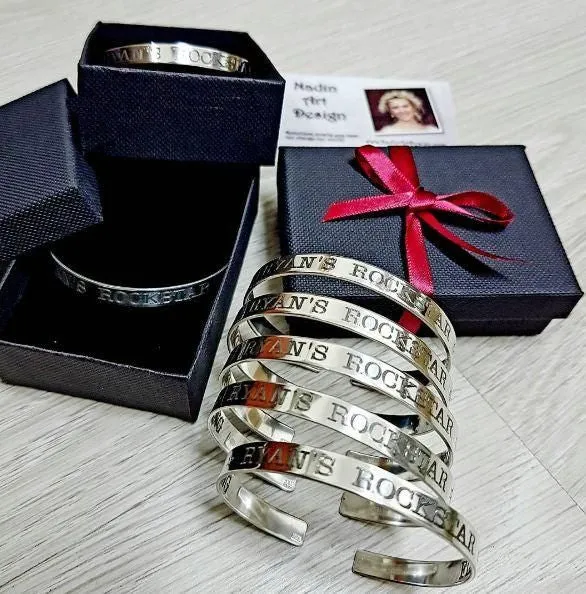Men's Personalized Bracelet - Fathers day gift