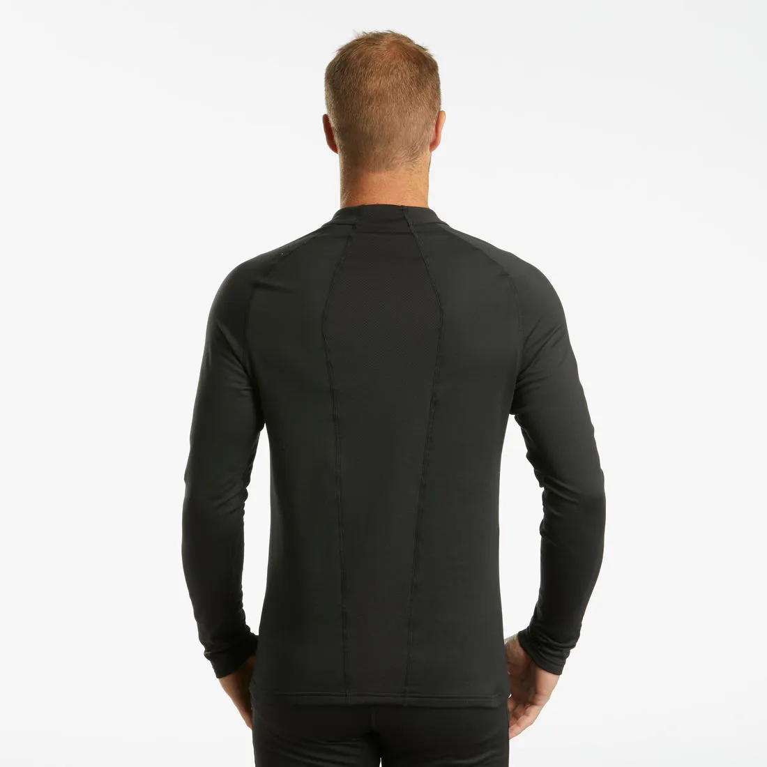 Men's Ski Base Layer Top - BL 500 - Black