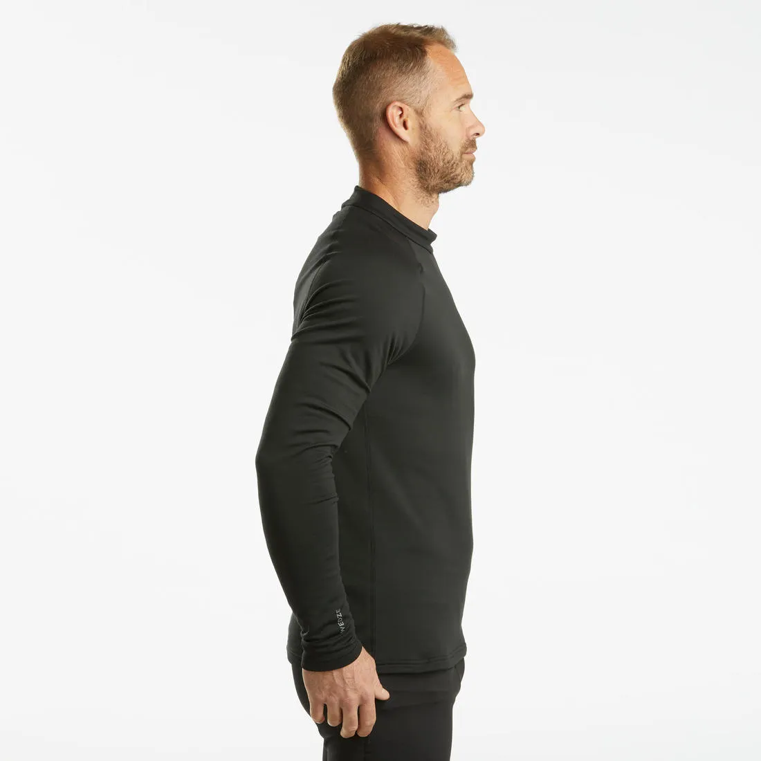 Men's Ski Base Layer Top - BL 500 - Black