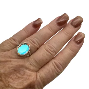 Mercury Topaz Solid 925 Sterling Silver Ring