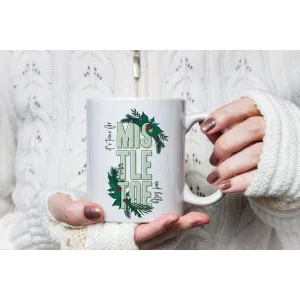 Mistletoe & Holly | Christmas Ceramic Mug