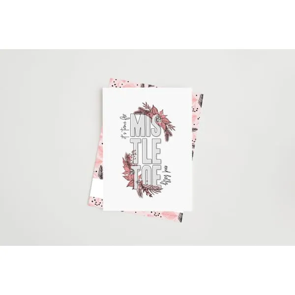 Mistletoe & Holly | Christmas Greeting Cards