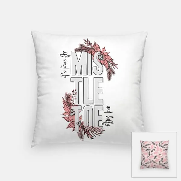 Mistletoe & Holly | Christmas Pillows