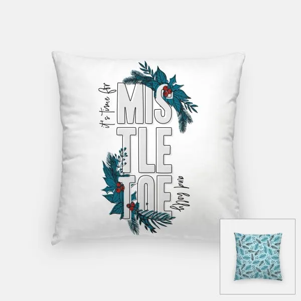 Mistletoe & Holly | Christmas Pillows