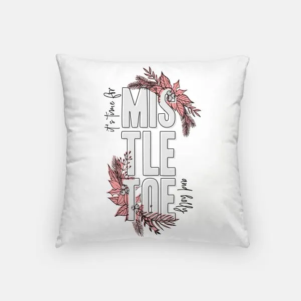 Mistletoe & Holly | Christmas Pillows