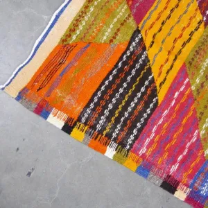 Modern Picasso Berber Rug (Rain)