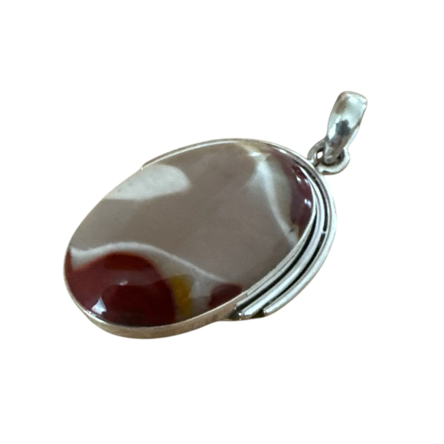 Mookaite Jasper Solid 925 Sterling Silver Pendant