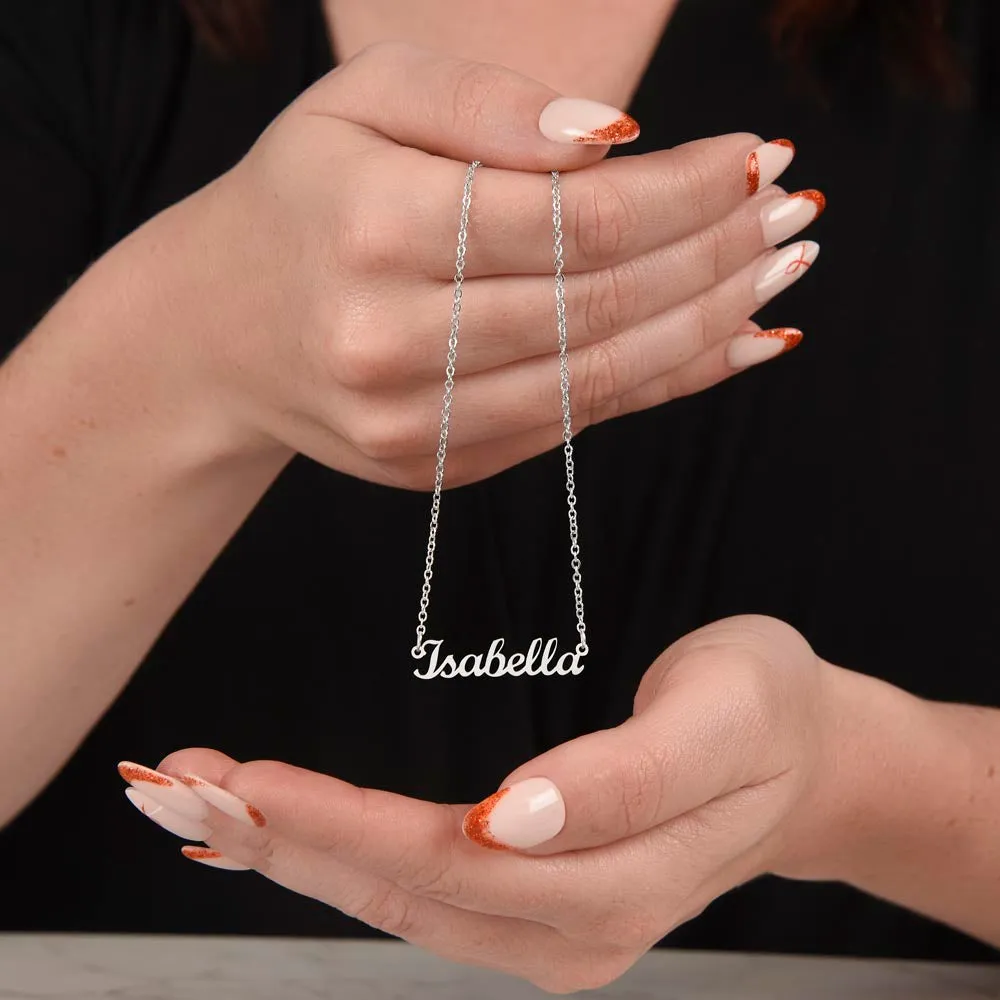 My Daughter Name Necklace